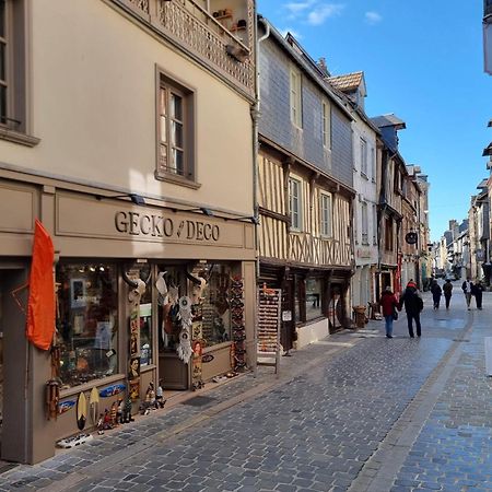 La Vague - Breath Of Freshness In Center Of Honfleur - Free Parking 550M Exterior foto