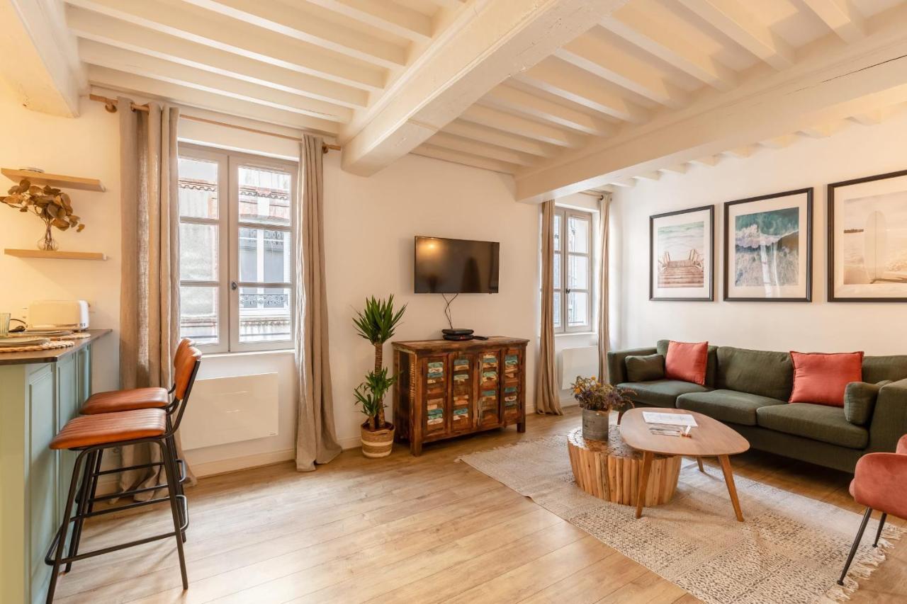 La Vague - Breath Of Freshness In Center Of Honfleur - Free Parking 550M Exterior foto